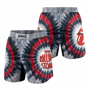 The Rolling Stones Grappling Shorts - front and back view