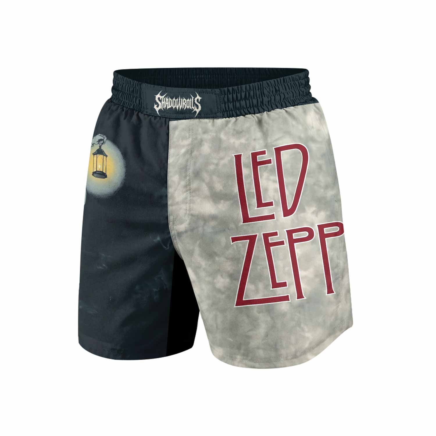 Led Zeppelin The Hermit Grappling Shorts - back view mockup