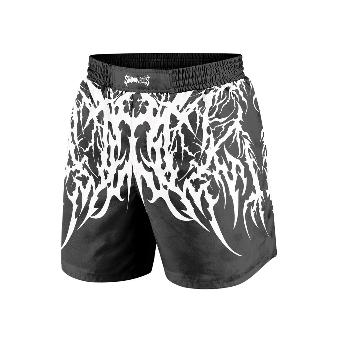 Spine of the Abyss Grappling Shorts - front and back view