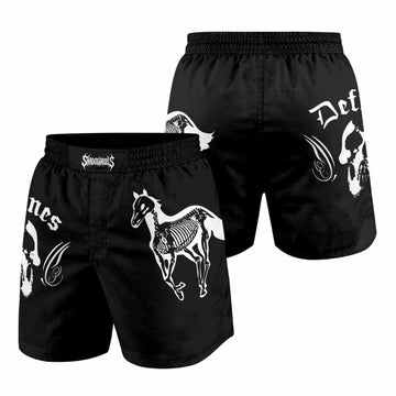 Deftones Sacramento Grappling Shorts - front and back view