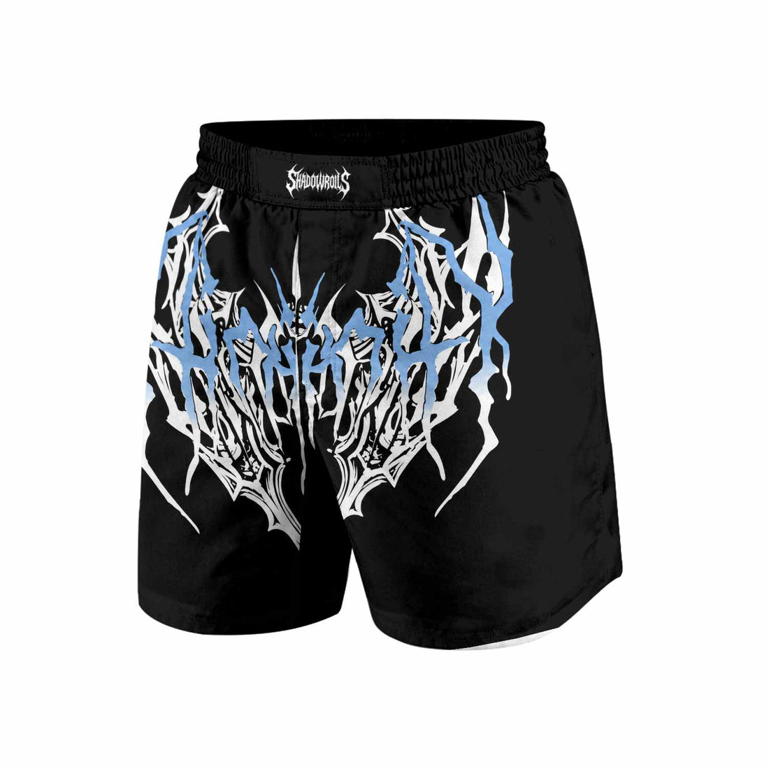 Abyssal Dominion Grappling Shorts - front and back view