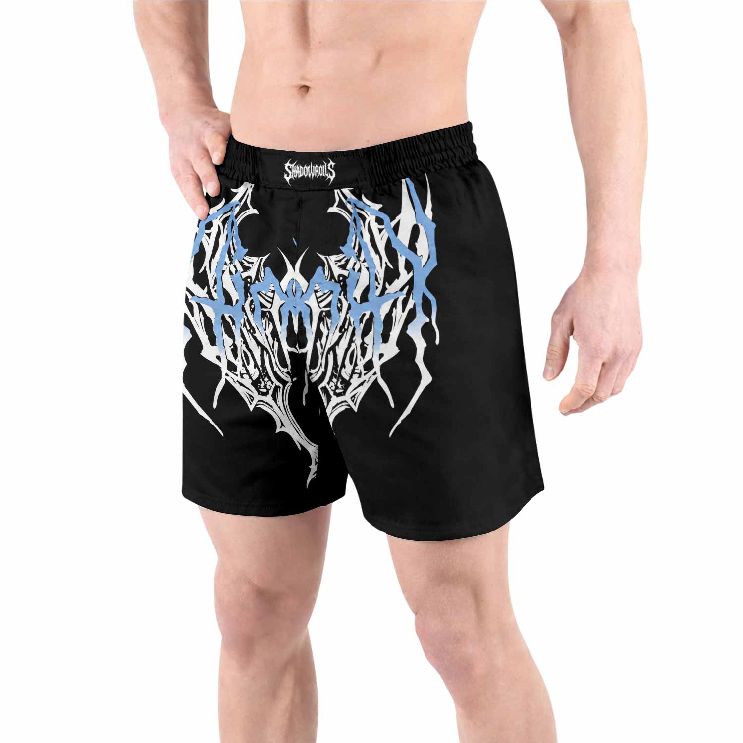 Abyssal Dominion Grappling Shorts - front view lifestyle