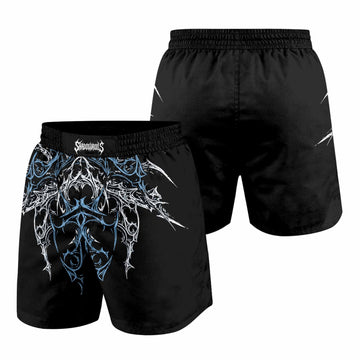 Hellborn Dominion Grappling Shorts - front and back view