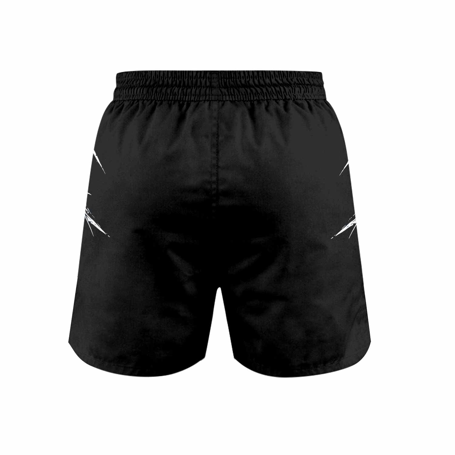 Hellborn Dominion Grappling Shorts - back view mockup