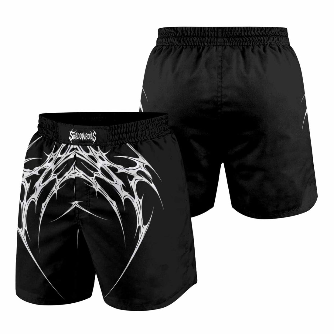 Void Sigil Grappling Shorts - front and back view