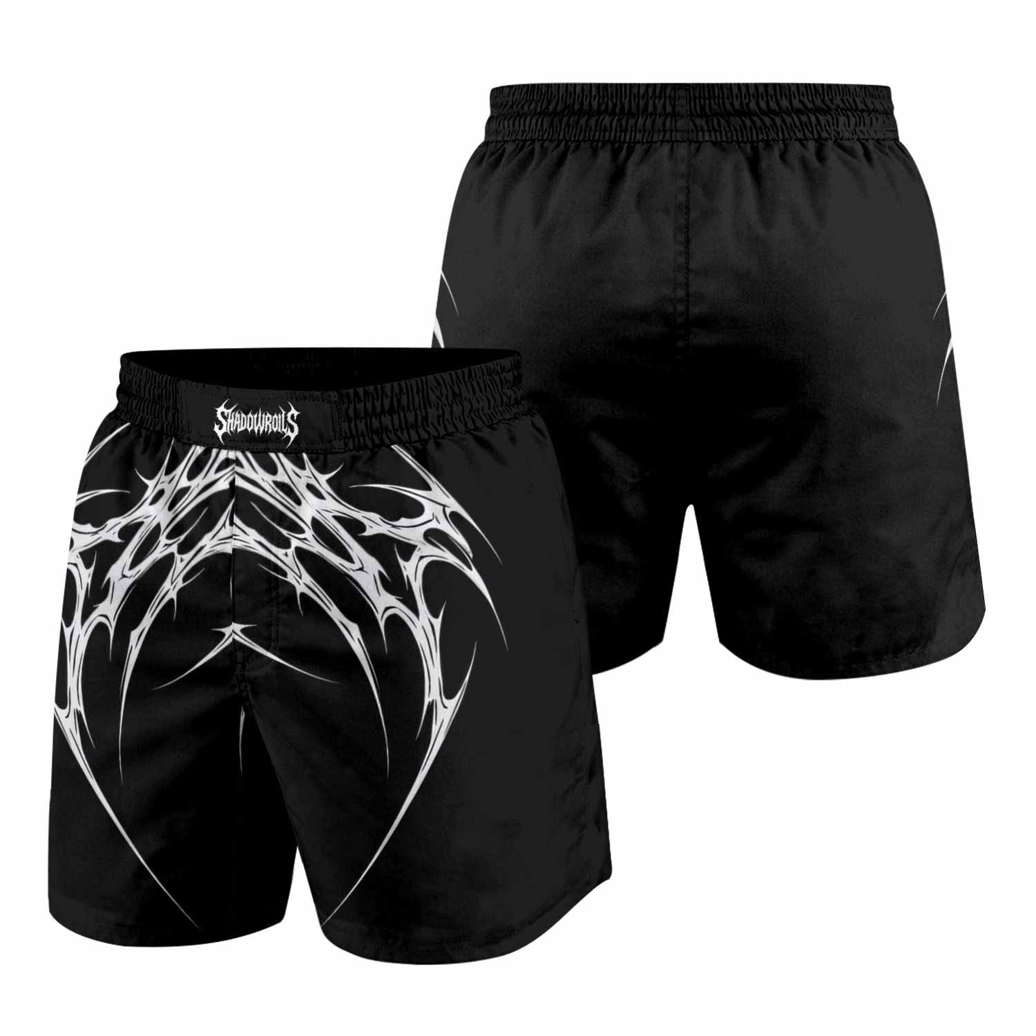 Void Sigil Grappling Shorts - front and back view
