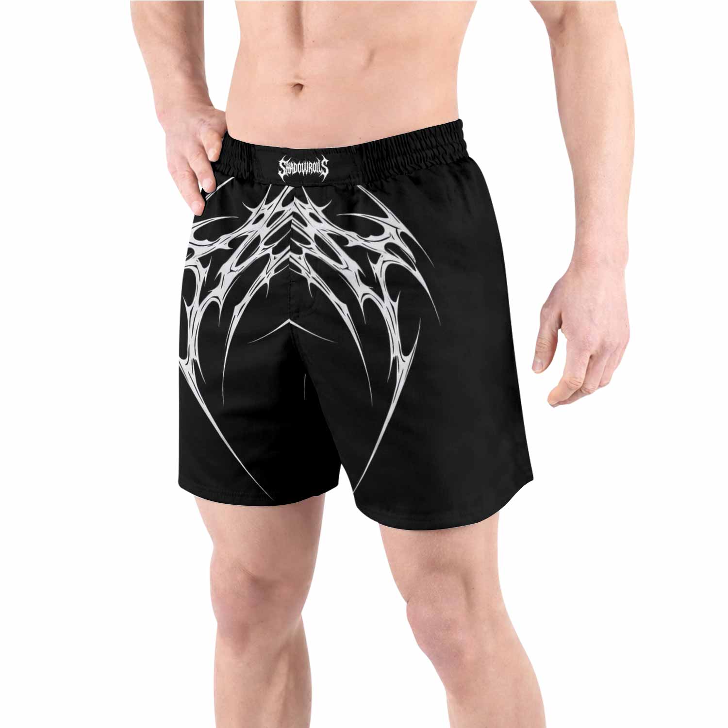 Void Sigil Grappling Shorts - front view lifestyle