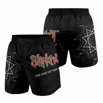 Slipknot The Limits Of The Dead Grappling Shorts - front and back view