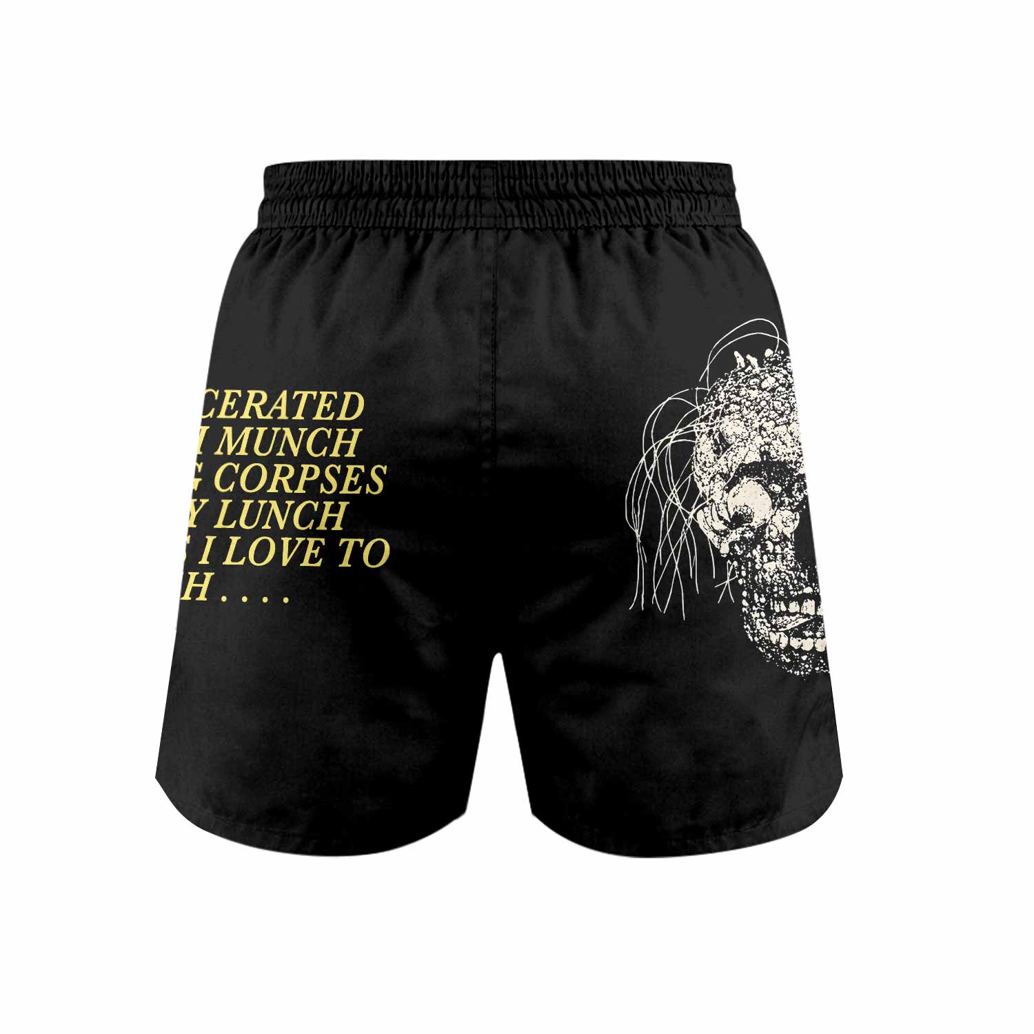 Carcass Symphonies of Sickness Grappling Shorts - front view mockup