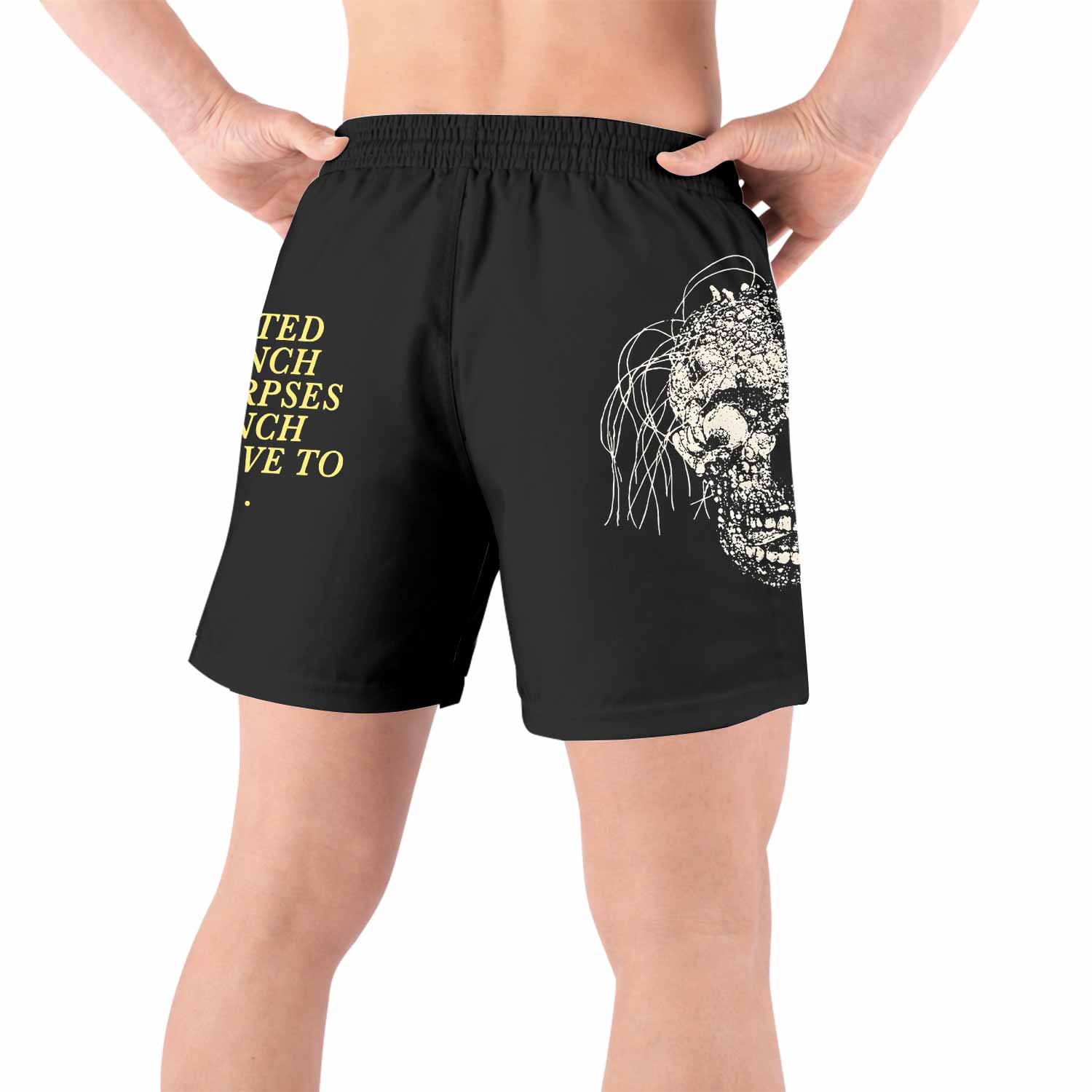 Carcass Symphonies of Sickness Grappling Shorts - front view lifestyle
