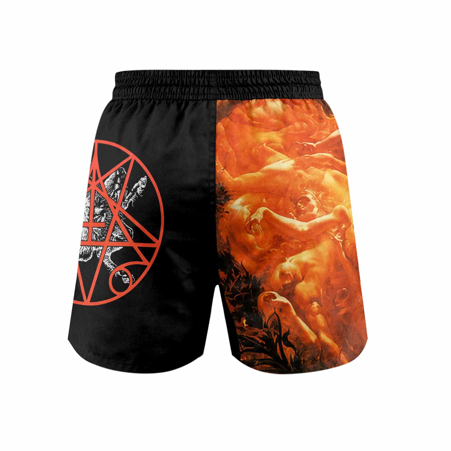 Morbid Angel Altars of Madness Grappling Shorts - front view mockup
