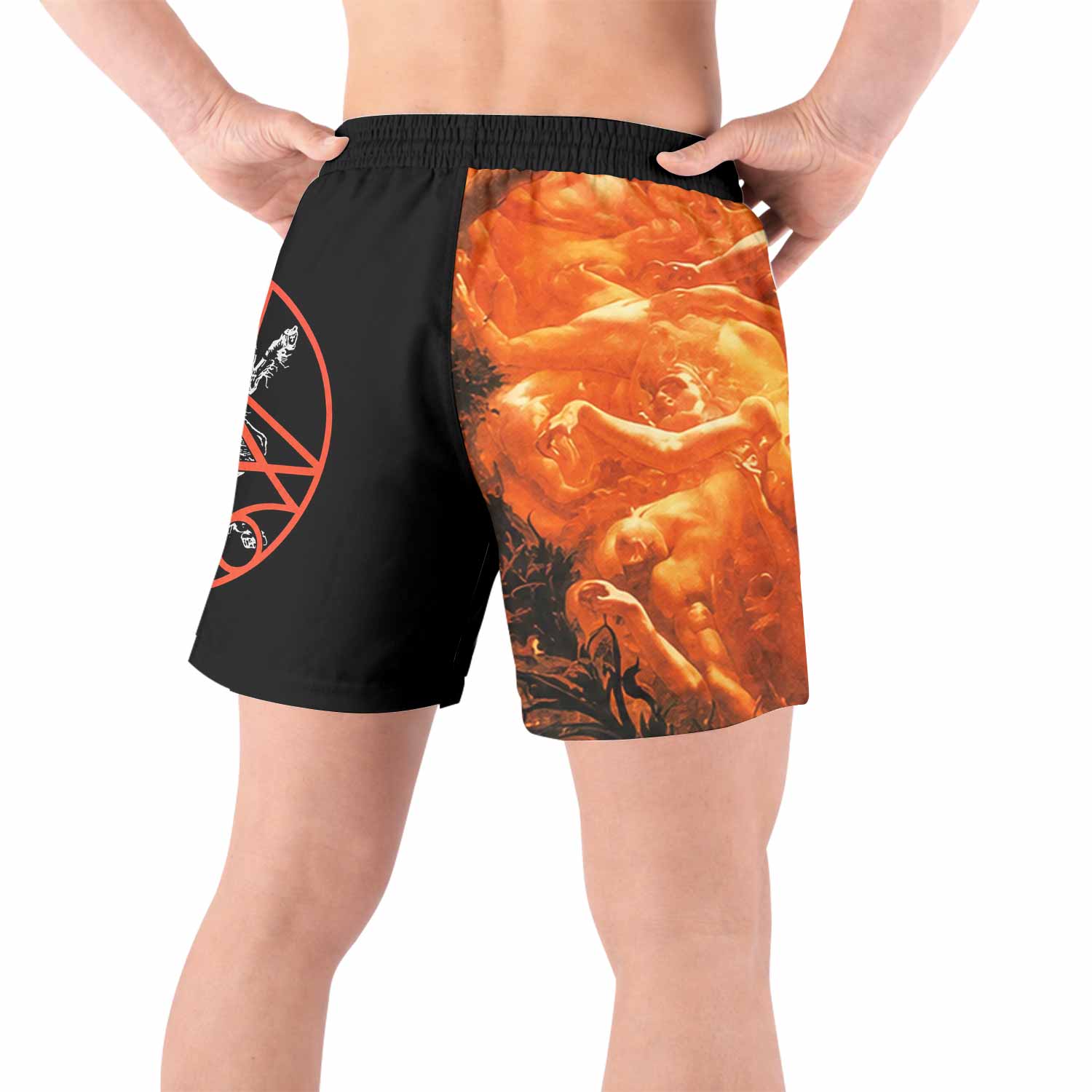 Morbid Angel Altars of Madness Grappling Shorts - front view lifestyle