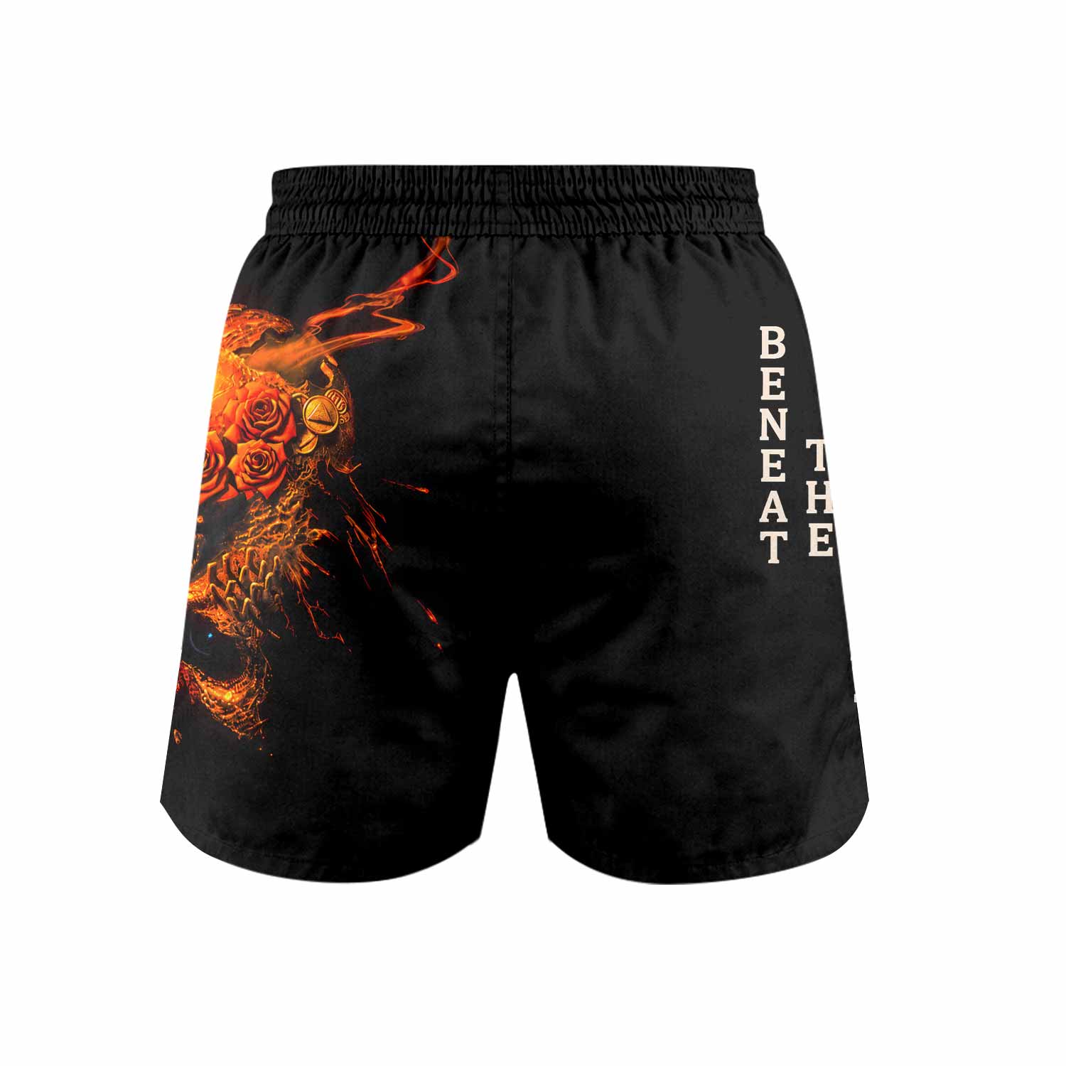 Beneath the Remains Sepultura Grappling Shorts - back view mockup