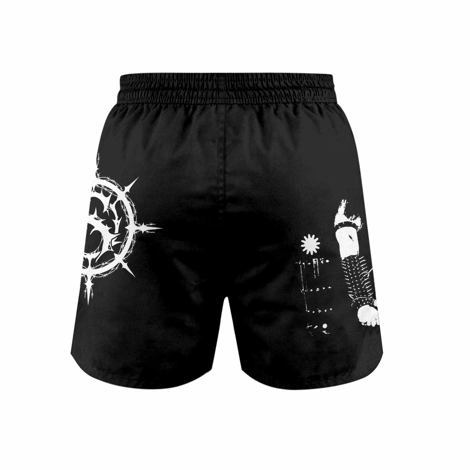 Carpathian Forest We're Going to Hell for This Grappling Shorts - back view mockup