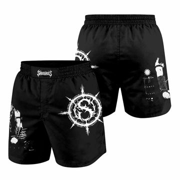Carpathian Forest We're Going to Hell for This Grappling Shorts - front and back view
