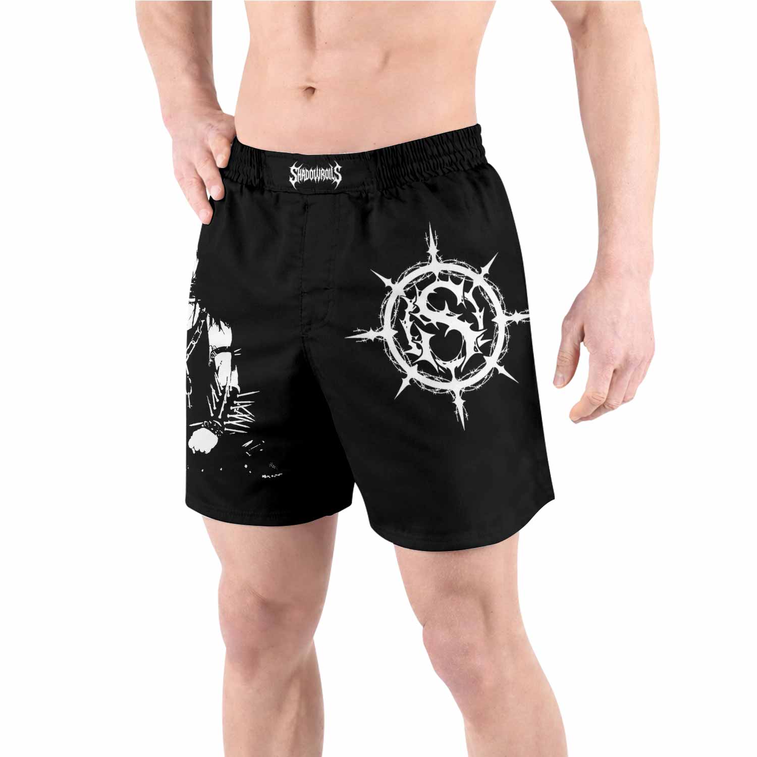Carpathian Forest We're Going to Hell for This Grappling Shorts - front view lifestyle