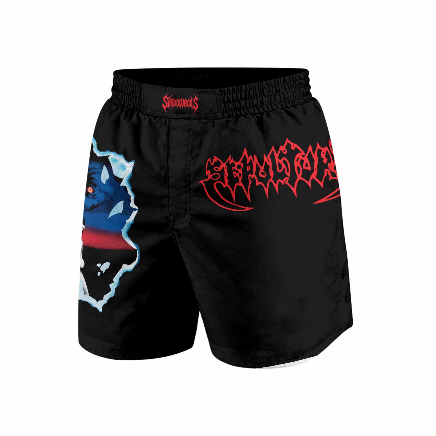 Sepultura Schizophrenia Grappling Shorts - front view mockup
