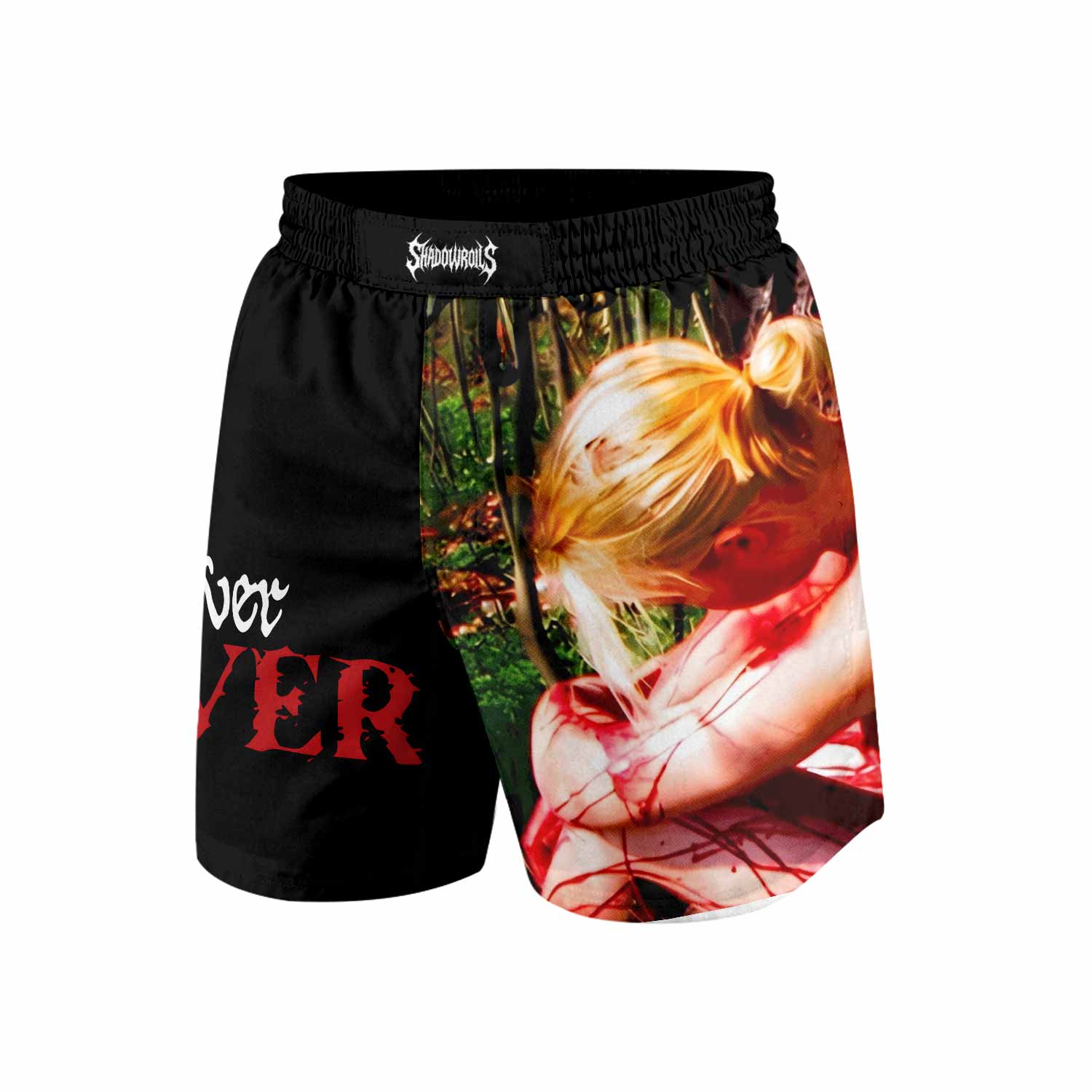 Lifelover Pulver Grappling Shorts - front view mockup