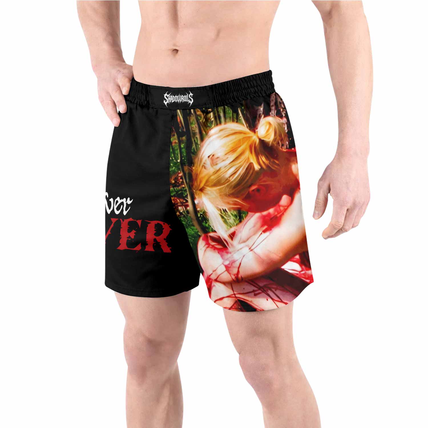 Lifelover Pulver Grappling Shorts - front view lifestyle