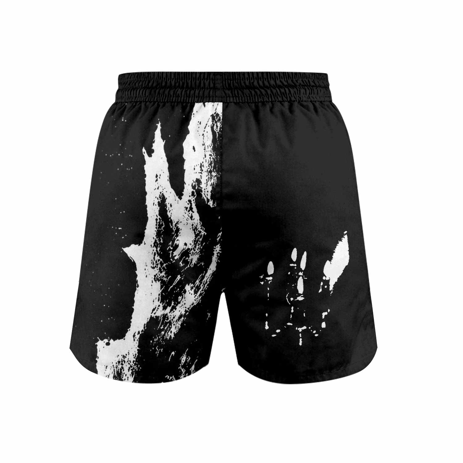 Darkthrone Transilvanian Hunger Grappling Shorts - back view mockup