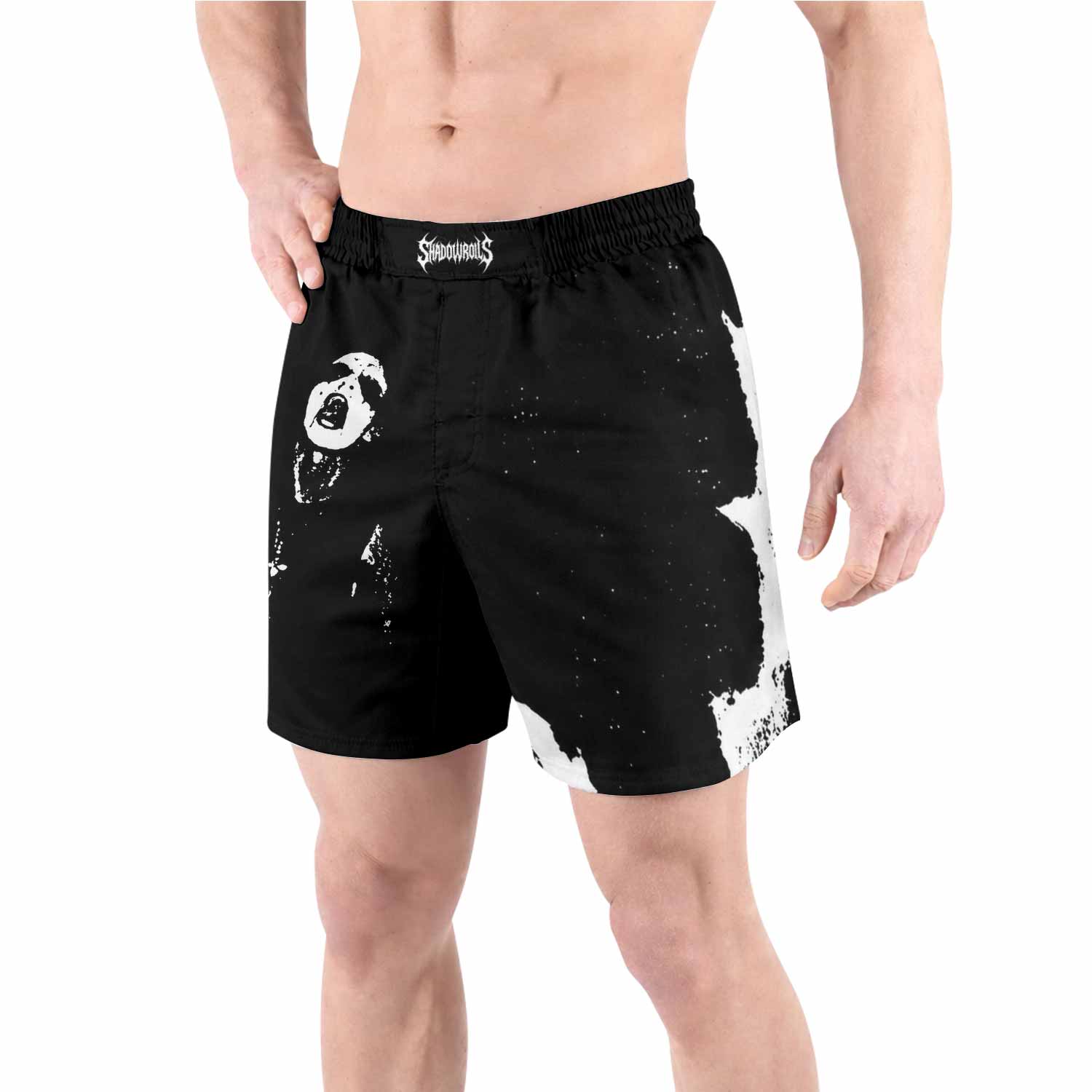 Darkthrone Transilvanian Hunger Grappling Shorts - front view lifestyle