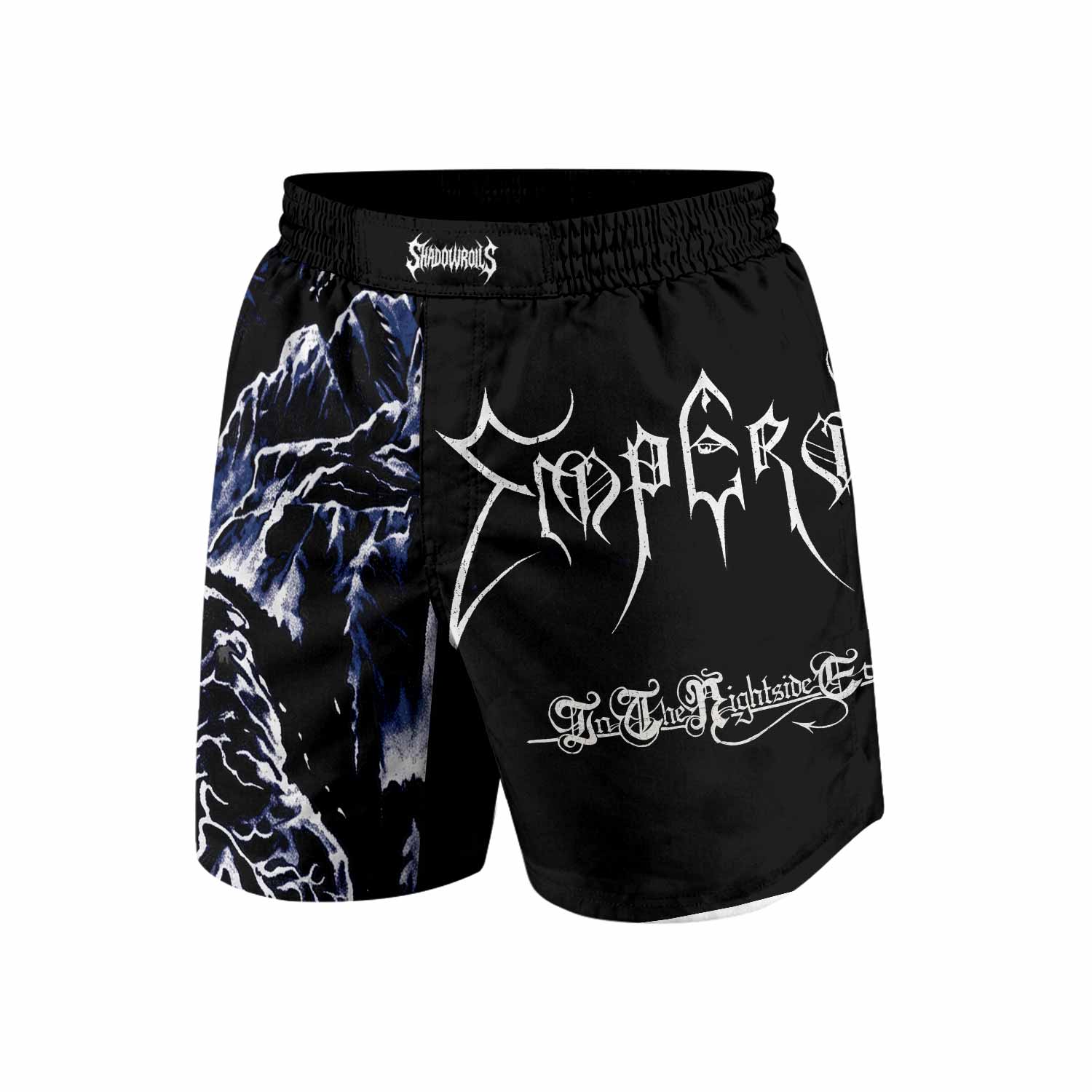 Emperor In the Nightside Eclipse Grappling Shorts - front view mockup
