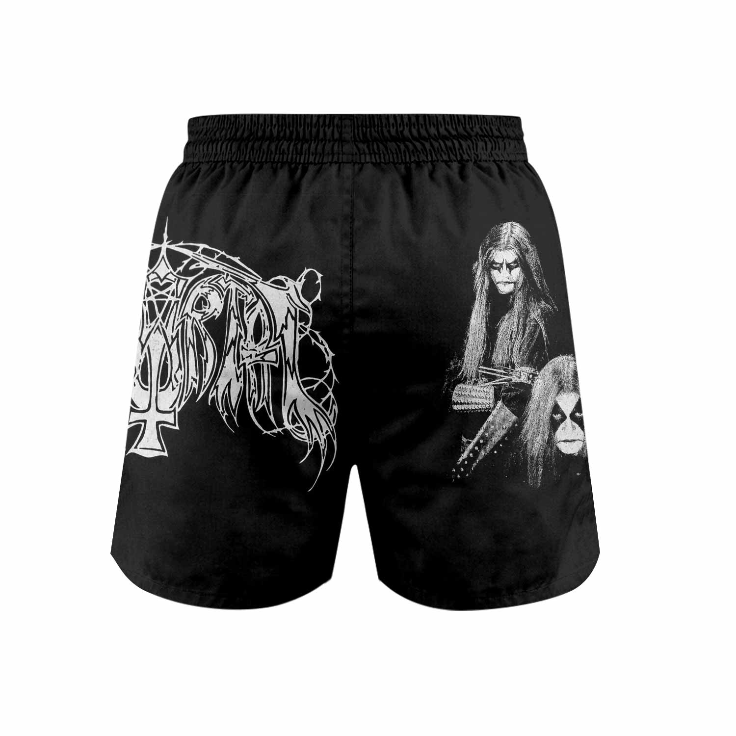 Immortal Pure Holocaust Grappling Shorts - back view mockup