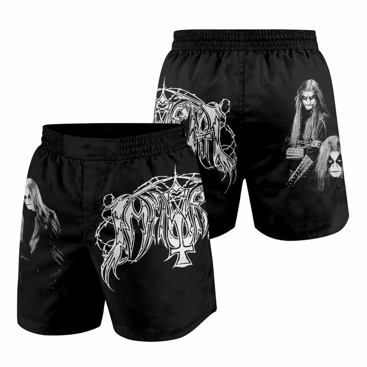 Immortal Pure Holocaust Grappling Shorts - front and back view