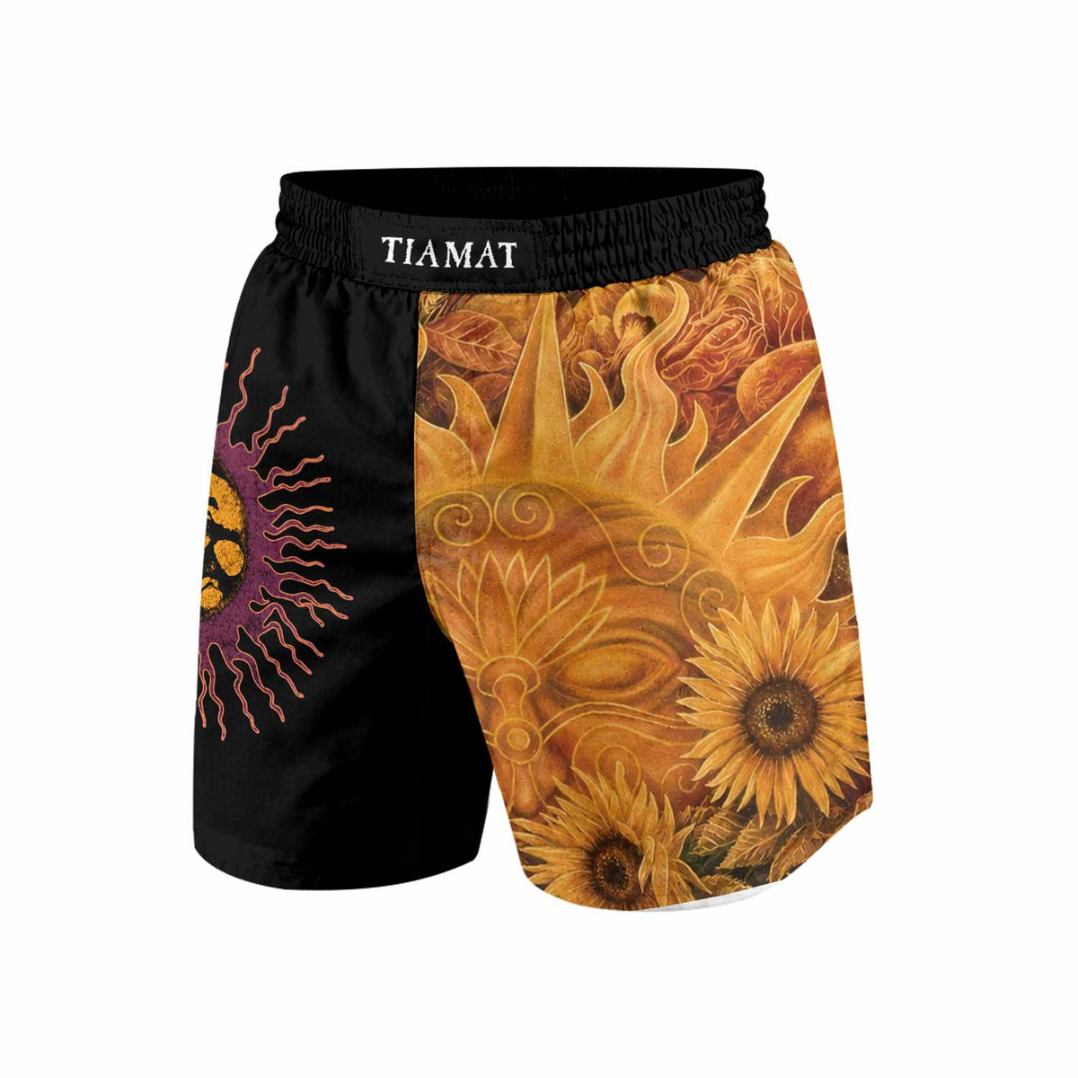 Tiamat Spiritual Sun Grappling Shorts - front view mockup