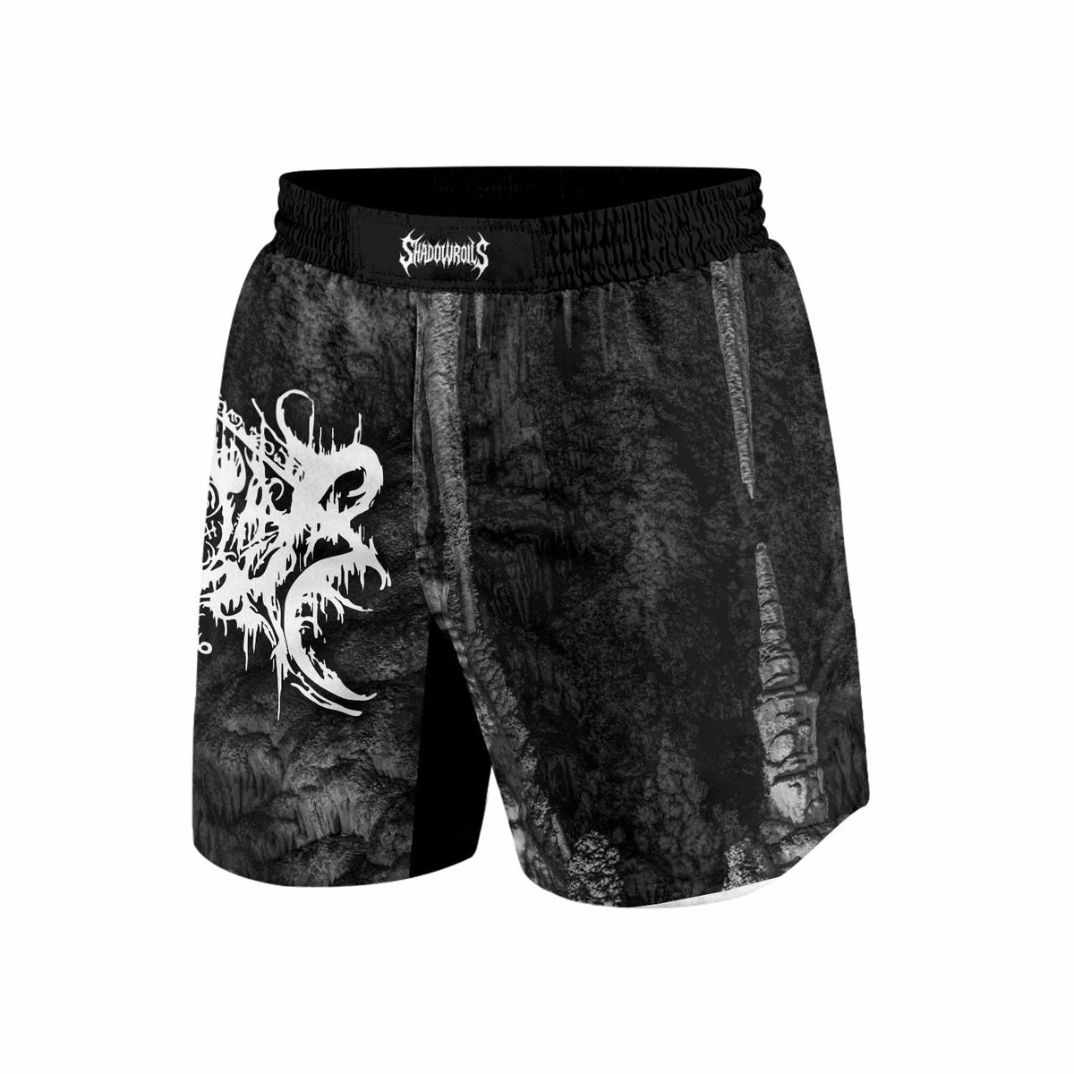 Xasthur Nocturnal Poisoning Grappling Shorts - front view mockup