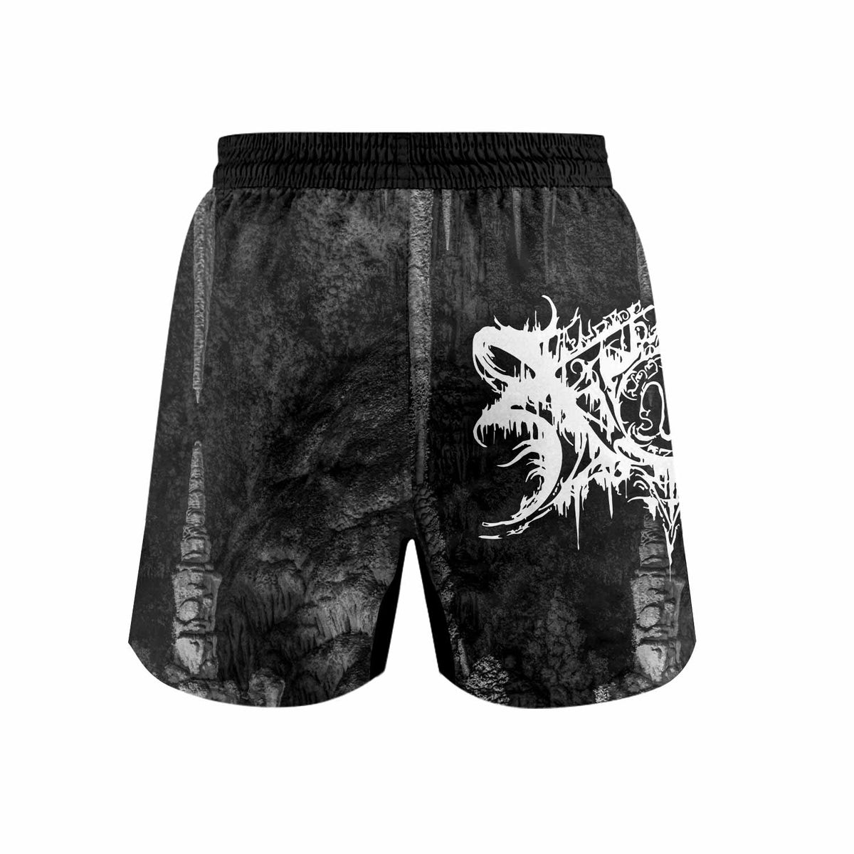Xasthur Nocturnal Poisoning Grappling Shorts - back view mockup