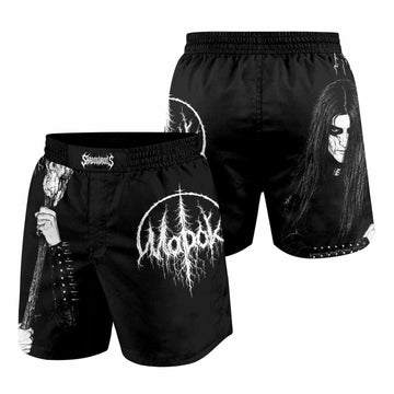 Morok Carpathian Fullmoon Ritual Grappling Shorts - front and back view