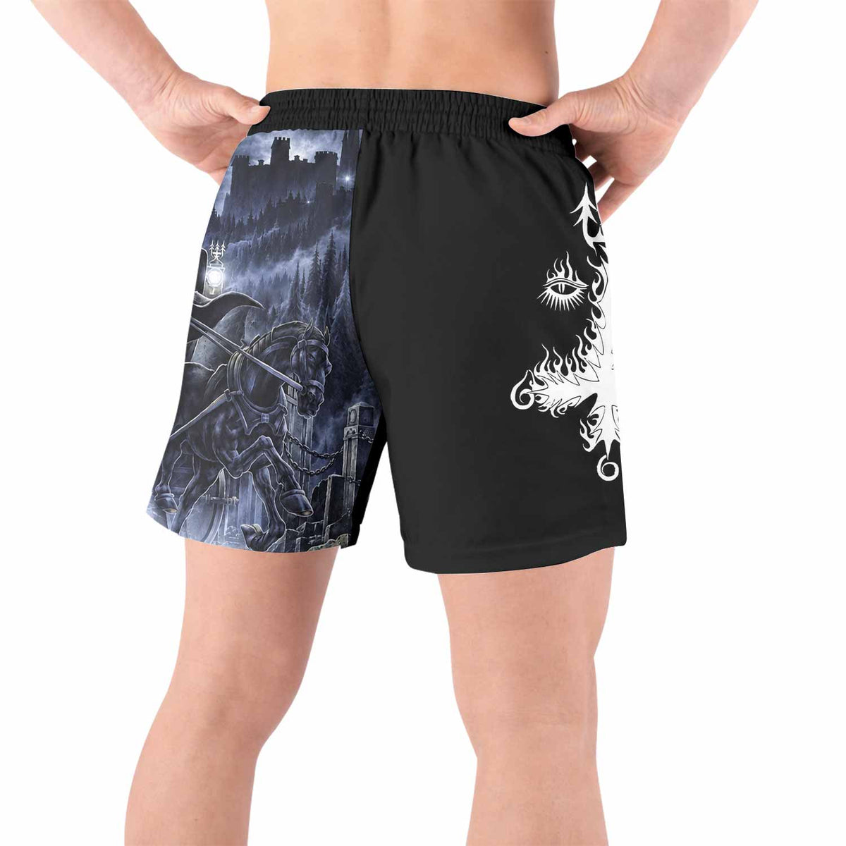 Dissection The Somberlain Grappling Shorts - back view lifestyle
