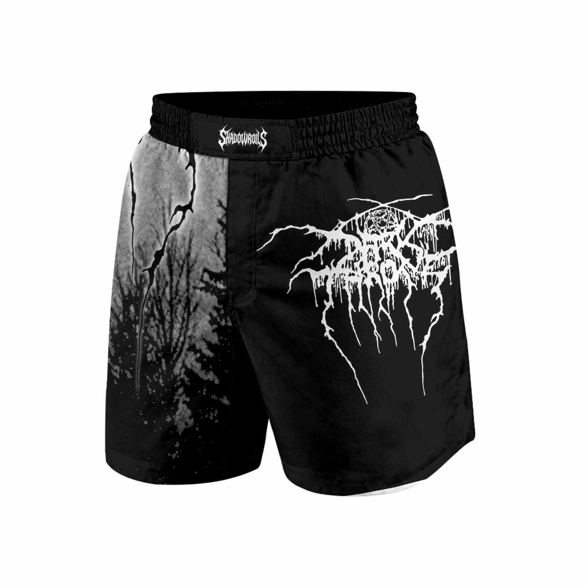 Darkthrone Panzerfaust Grappling Shorts - front view mockup