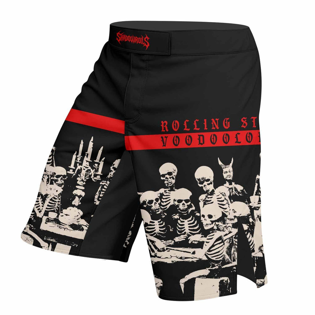 The Rolling Stones Voodoo Lounge Fight Shorts - right side mockup