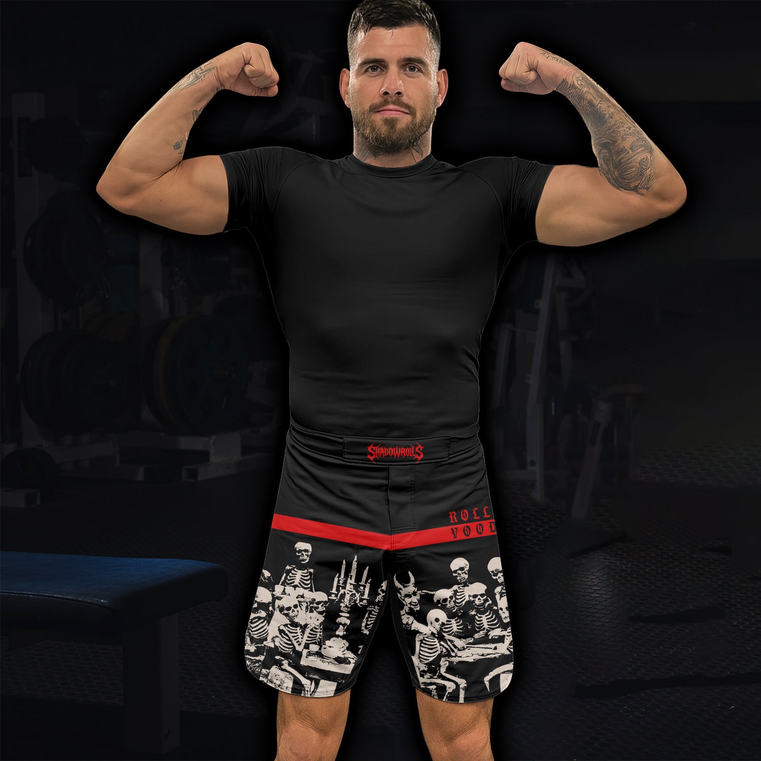 The Rolling Stones Voodoo Lounge Fight Shorts - lifestyle view