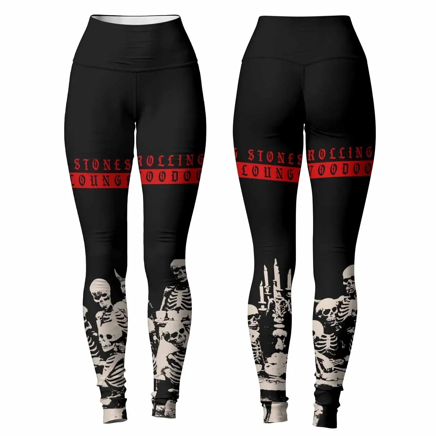 The Rolling Stones Voodoo Lounge Women's Leggings - front and back view