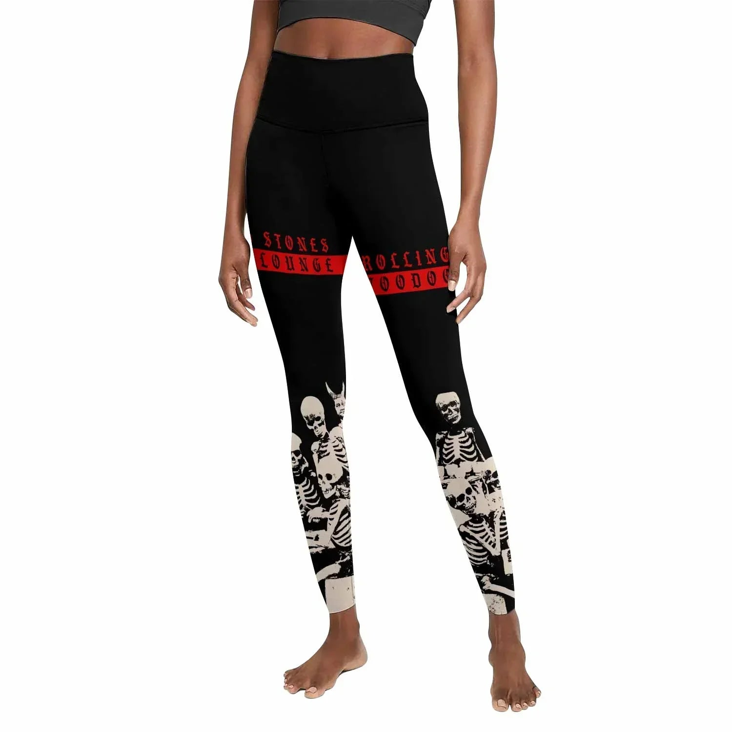 The Rolling Stones Voodoo Lounge Women's Leggings - front view mockup