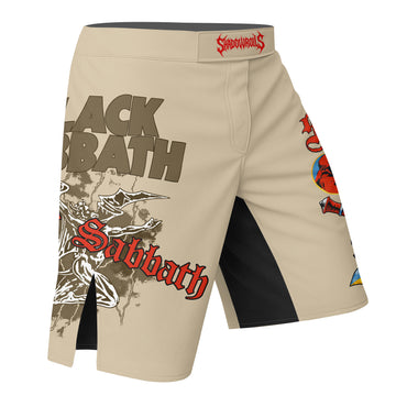 Black Sabbath Born Again Fight Shorts - right side mockup