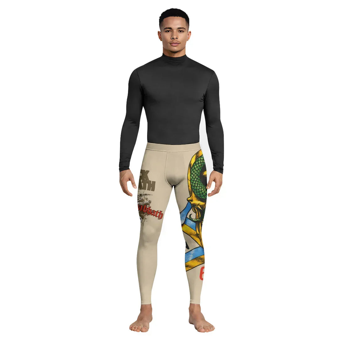 Black Sabbath Born Again Men's Leggings - lifestyle view