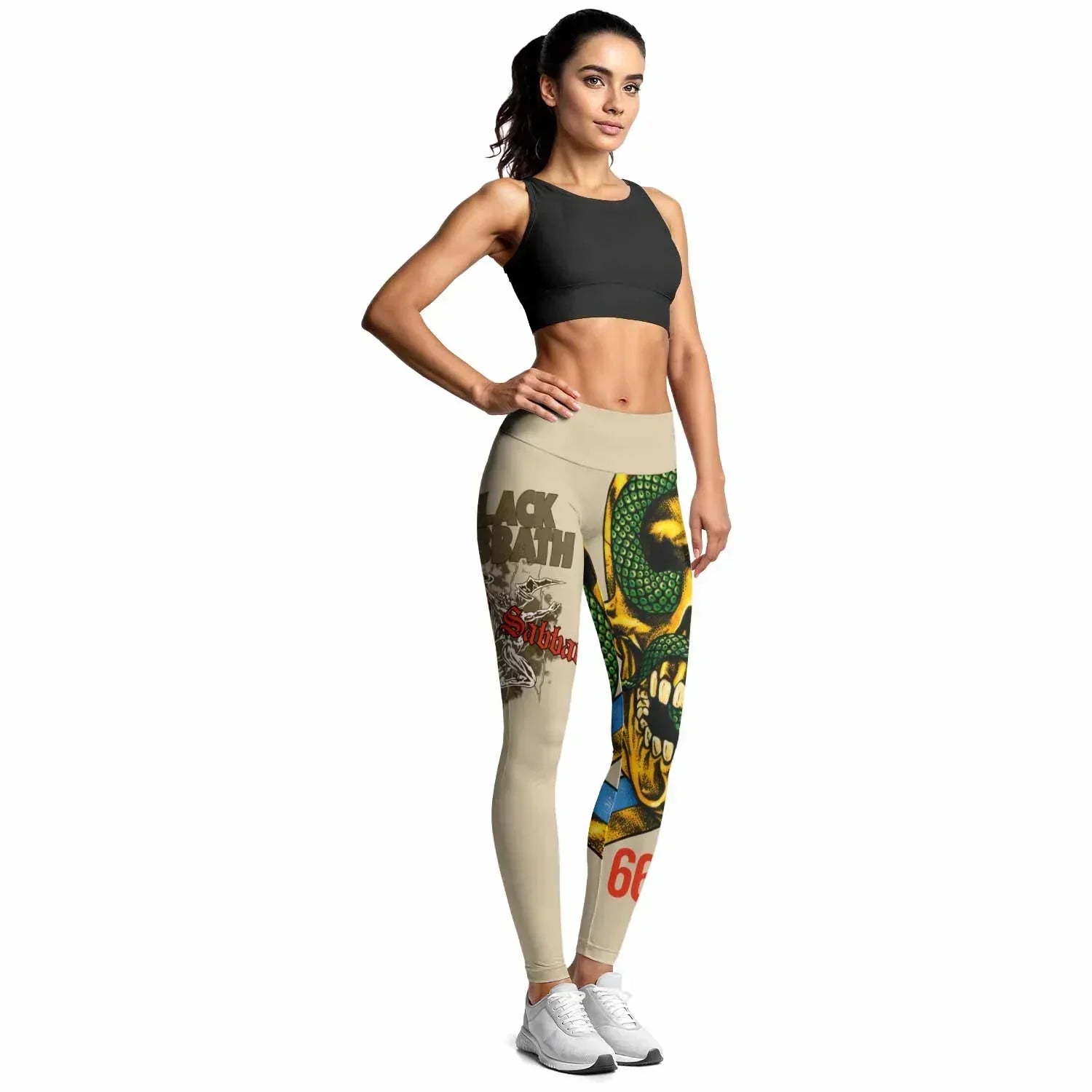 Black Sabbath Born Again Women's Leggings - lifestyle view