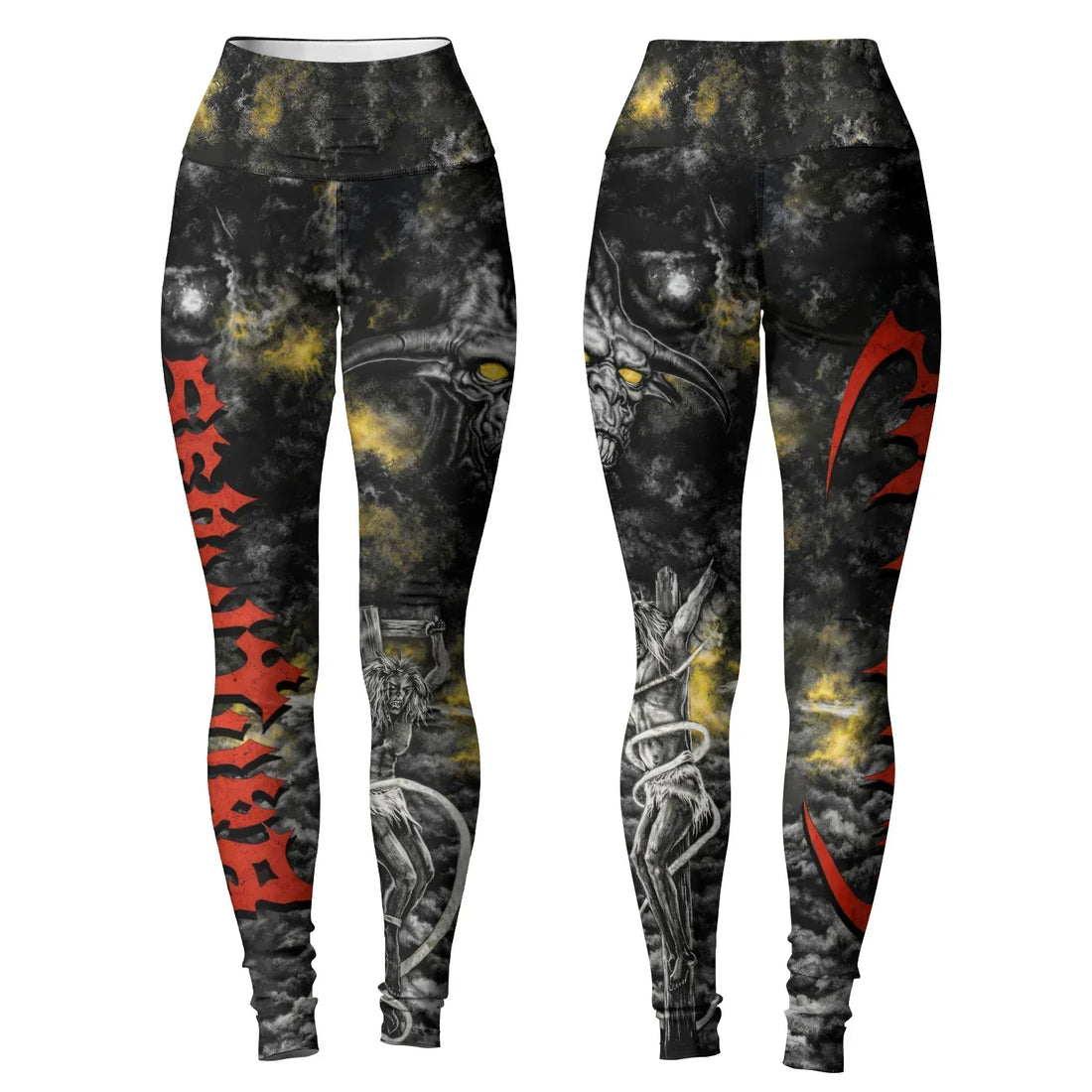 Sepultura Demonic Sacrifice Women's Leggings - lifestyle view