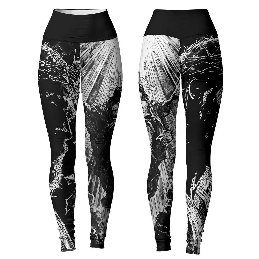 Jesus Is Alive Women's Leggings - lifestyle view