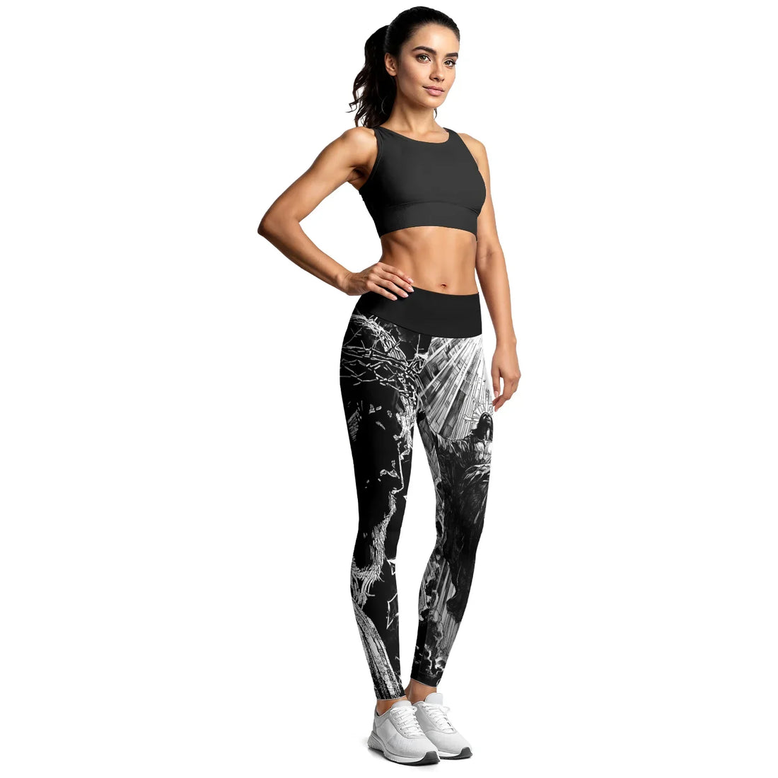 Jesus Is Alive Women's Leggings - lifestyle view