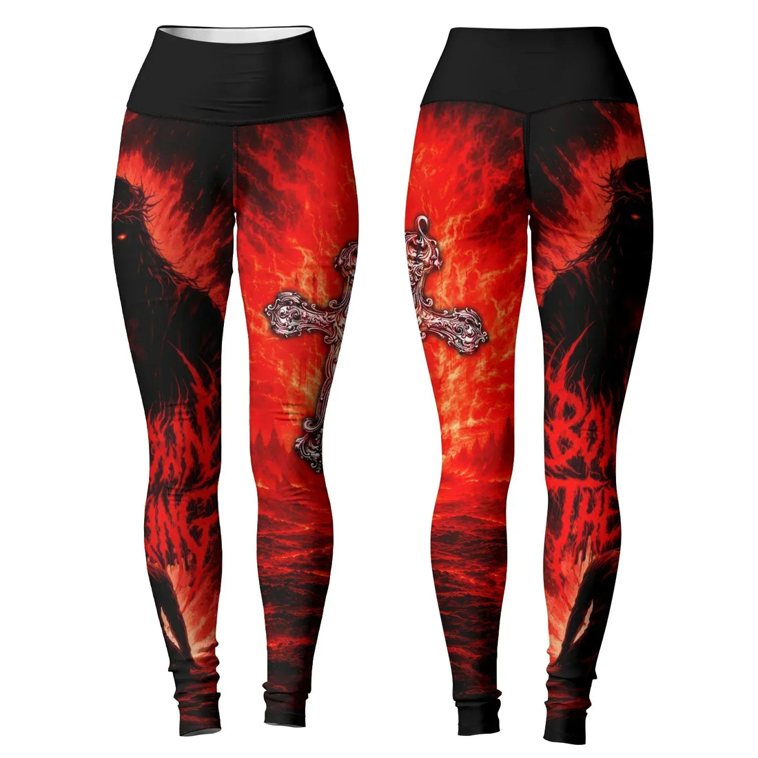 Bow Down To The King Women's Leggings - lifestyle view