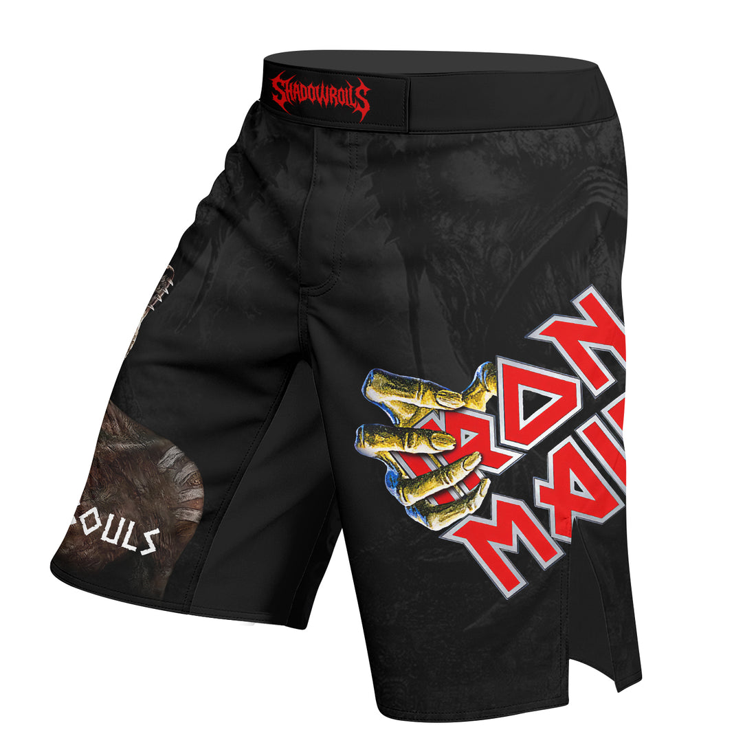 Iron Maiden The Book Of Souls Fight Shorts - right side mockup