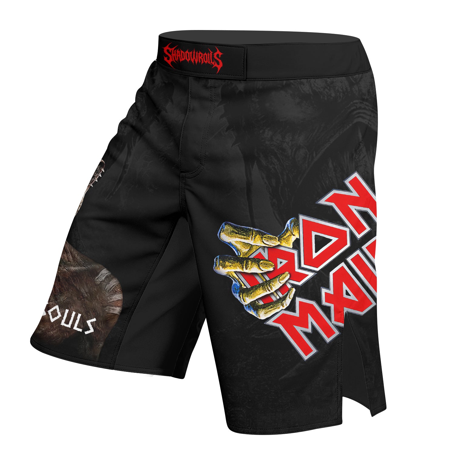 Iron Maiden The Book Of Souls Fight Shorts - left side mockup