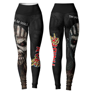 Iron Maiden The Book Of Souls Women's Leggings - front and back view