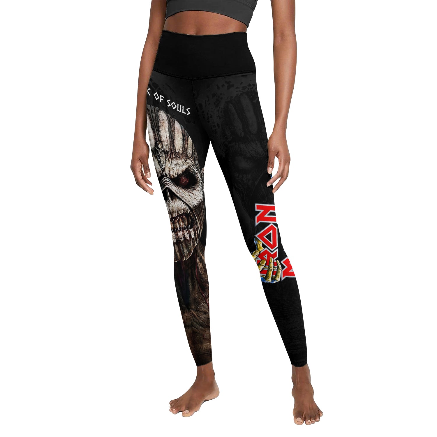 Iron Maiden The Book Of Souls Women's Leggings - front view mockup