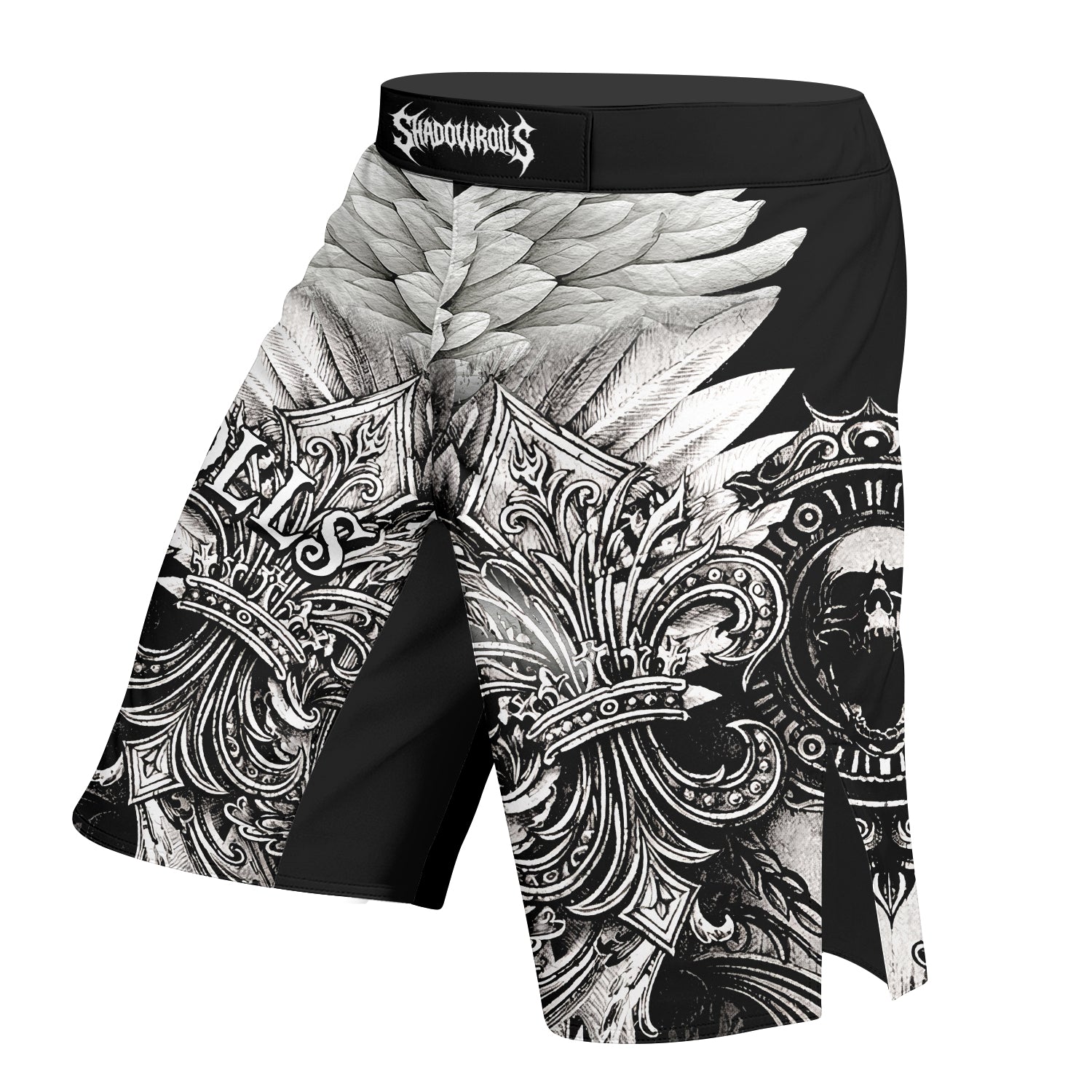 Mythic Beast Dominion Fight Shorts - left side mockup